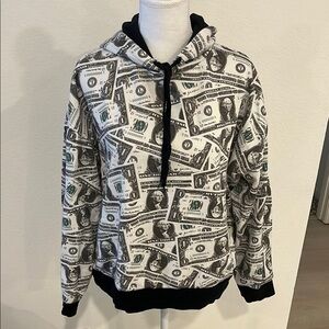 Stylish Money Print Hoodie